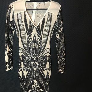 Ornate Sequin Dress